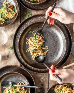 Dessertteller-Set, Steinzeug Glockenklang