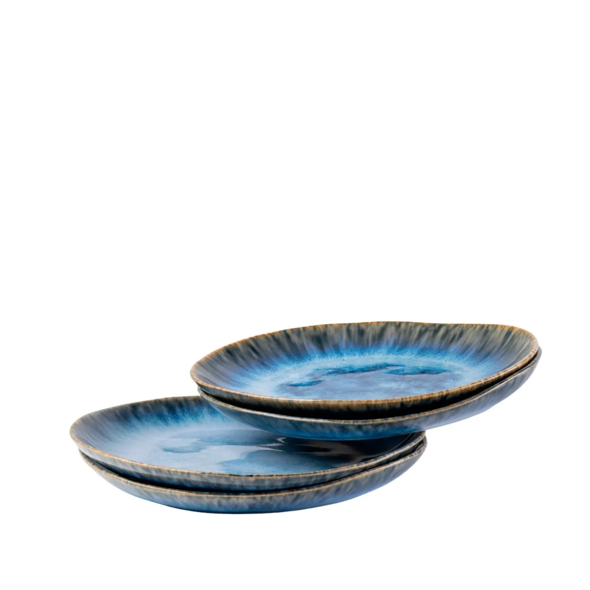 Dessertteller-Set, Steinzeug Wilde Schlucht