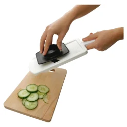 Dick- und Dünnschneider mit Restehalter, 2-teilig