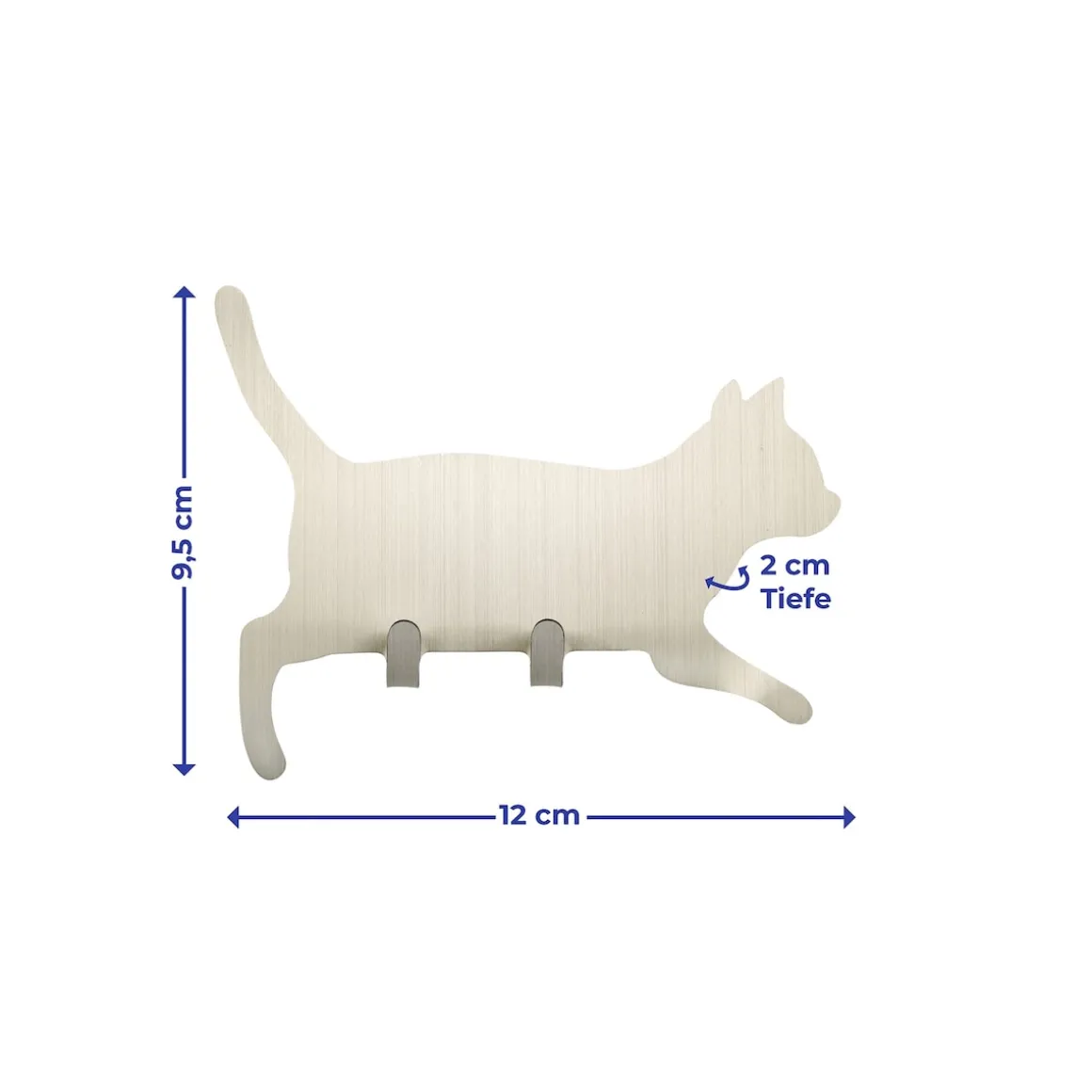 Doppelhaken „Minka“, 2 Stück