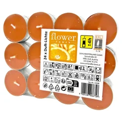 Duftteelichter, 24 Stück Orange