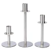 Edelstahl-Kerzenständer 3 Stück
