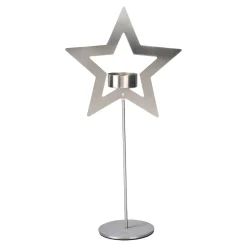 Edelstahl-Teelichthalter "Stern" Stern
