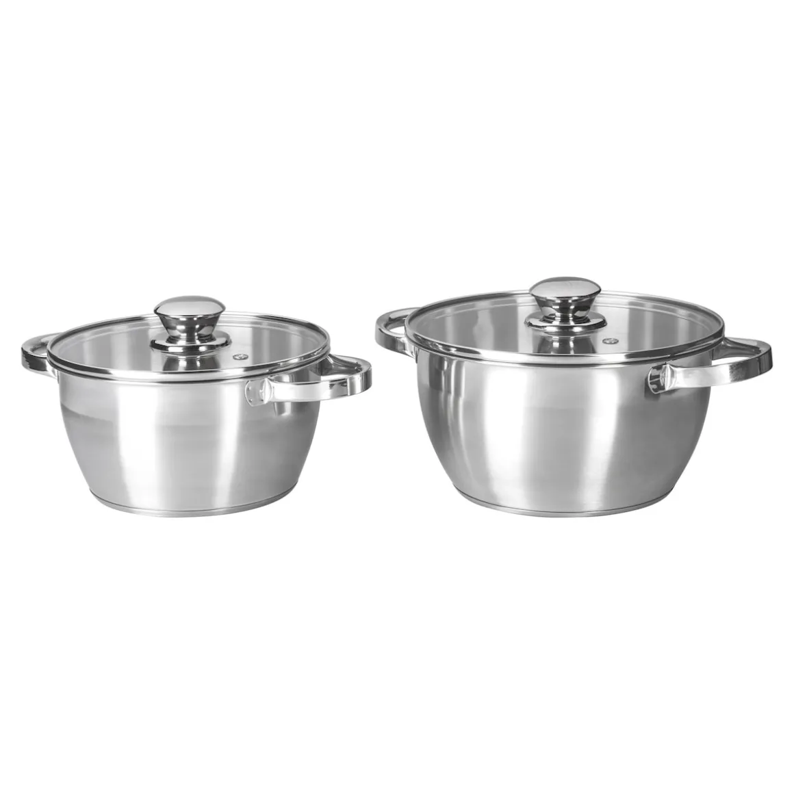 Edelstahl-Topfset, 4-teilig