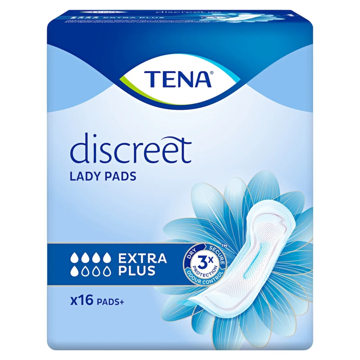 Einlagen Lady Pads discreet Extra Plus, 16 Stück