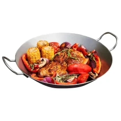 Eisenpfanne mit zwei Griffen Ø24 cm & Ø28 cm - Set Ø24 cm & Ø28 cm