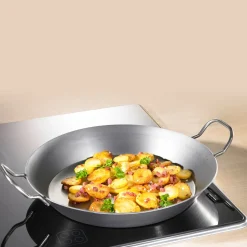 Eisenpfanne mit zwei Griffen Ø28 cm - Ø 28 cm