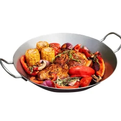 Eisenpfanne mit zwei Griffen Ø28 cm - Ø 28 cm