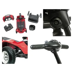 Elektromobil M24L, 6 km/h rot