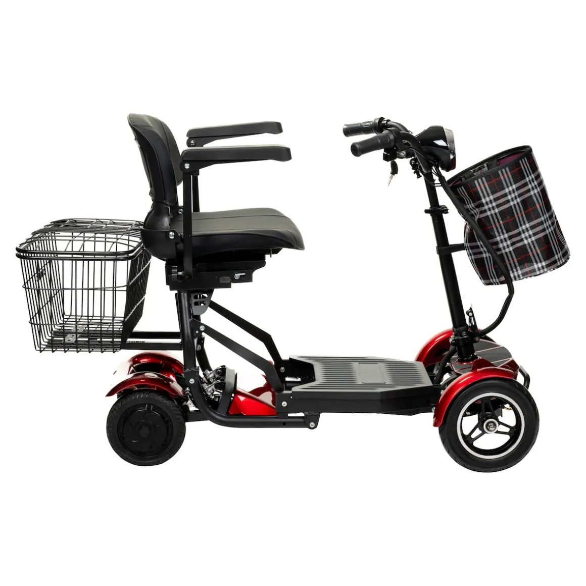 Elektroroller AT52317 mit Tasche & Korb rot