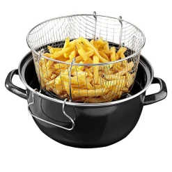 Emaille-Frittiertopf