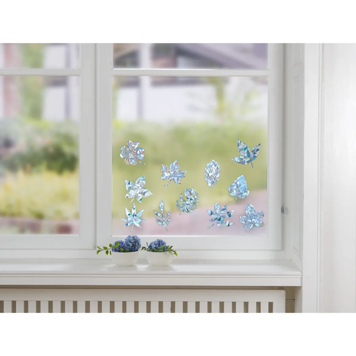 Fenstersticker "Vogelschreck", 19-teilig