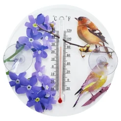 Fenster-Thermometer "Frühling"