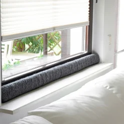 Fenster-Zugluftstopper anthrazit