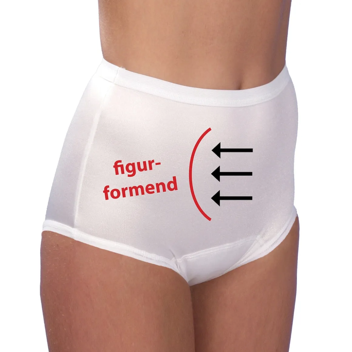 Figurformende Inkontinenzhose Weiß