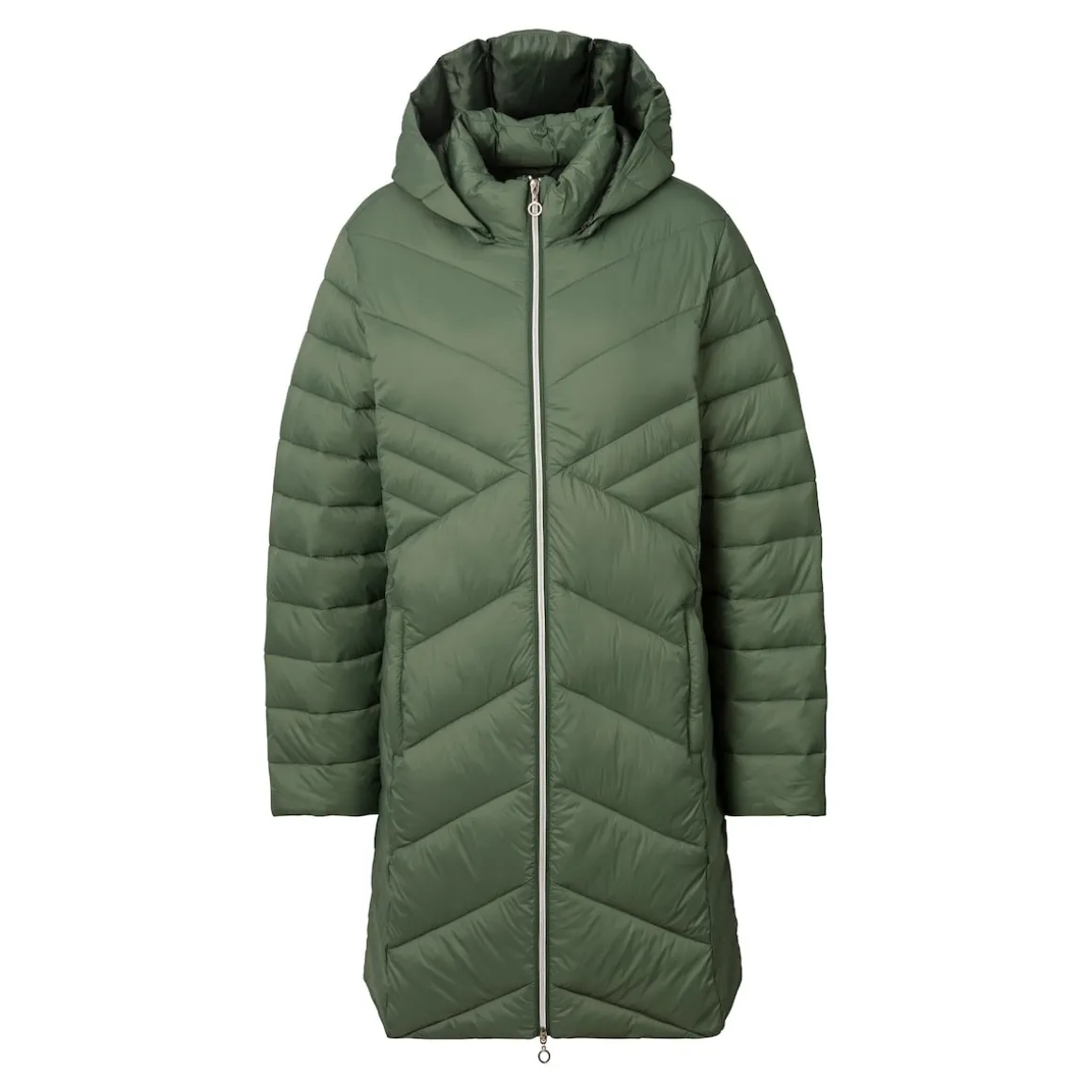 Figur-Steppmantel mit Trägern "Lea"