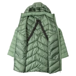 Figur-Steppmantel mit Trägern