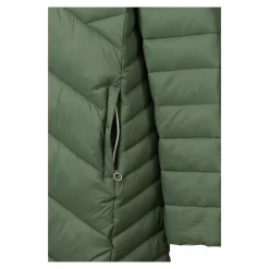 Figur-Steppmantel mit Trägern