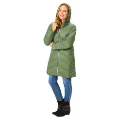 Figur-Steppmantel mit Trägern