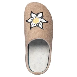 Filz-Pantolette „Edelweiß“