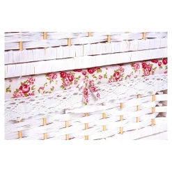 Flecht-Kommode „Romantik“ 3 Fächer