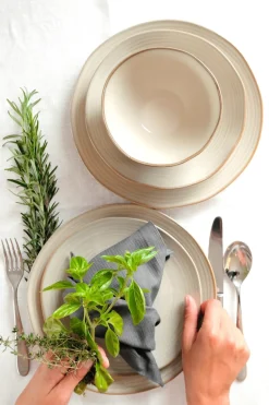 Frühstücksgeschirr, Keramik Nottingham