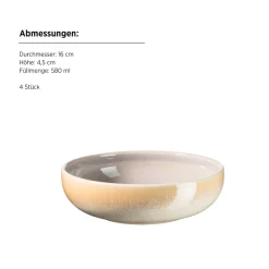 Frühstücksset, Steinzeug Candy Flieder