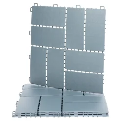 Gartenplatten, 4 Stück anthrazit