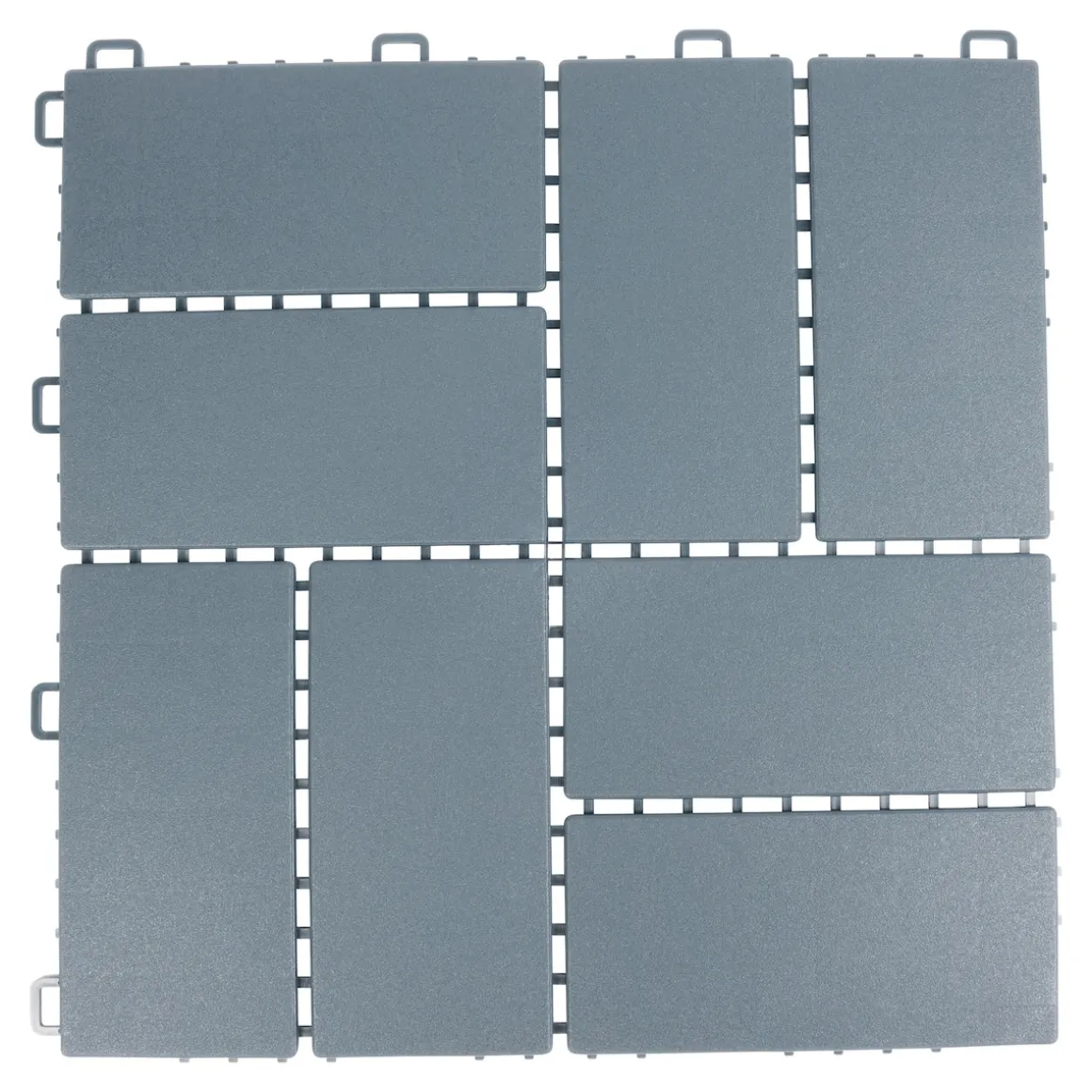 Gartenplatten, 4 Stück anthrazit