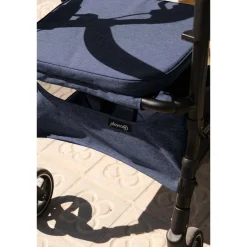 Gehhilfe W05 mit Sitztasche, klappbar