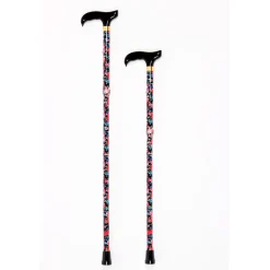 Gehstock, faltbar, höhenverstellbar Fleur