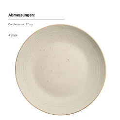 Geschirr Set, Steinzeug Valmera Hellgrün