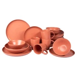 Geschirr-Set „Basic“, 20-teilig apricot