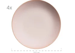 Geschirr-Set, Keramik Ossia Sand, Hellblau