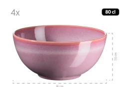 Geschirr-Set, Keramik Ossia Hellblau