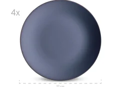 Geschirr-Set, Keramik Ossia Hellblau