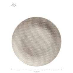 Geschirr-Set, Porzellan Kitchen Time II Beige