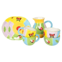 Geschirr-Set "Sommer", 7-teilig