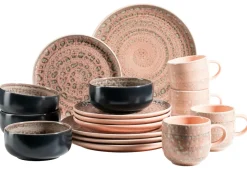 Geschirr-Set, Steingut Spicy Market Grün