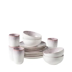 Geschirr-Set, Steinzeug Alpenwiese Beere