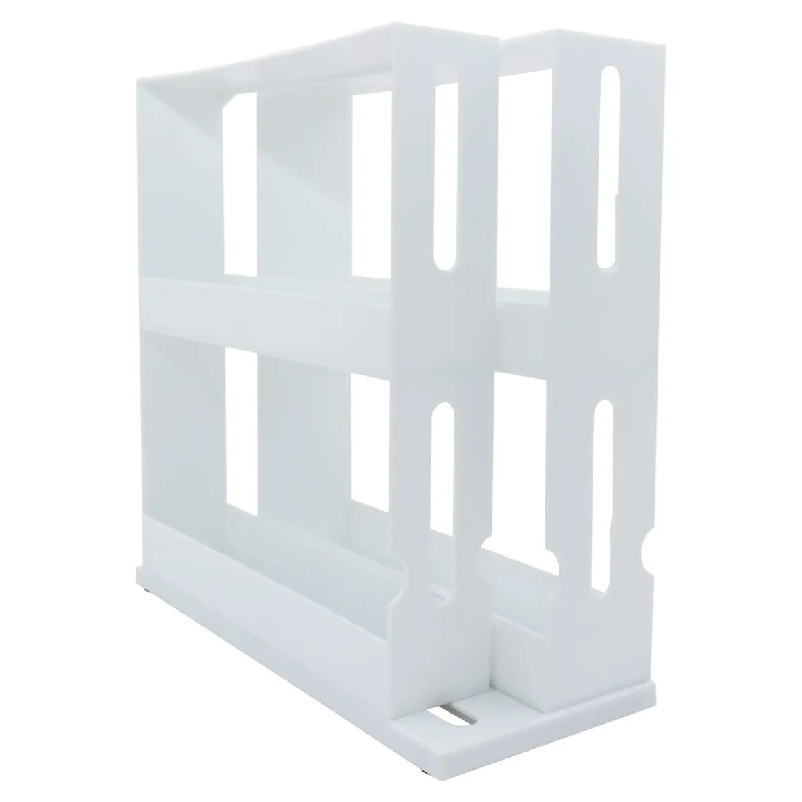 Gewürzregal ausziehbar weiß