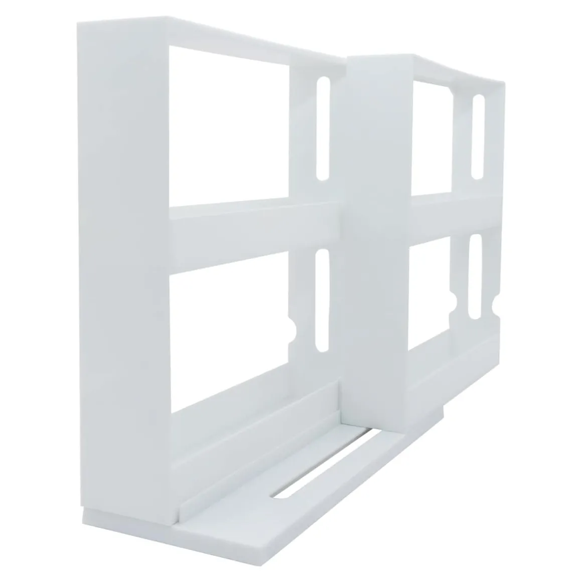 Gewürzregal ausziehbar weiß