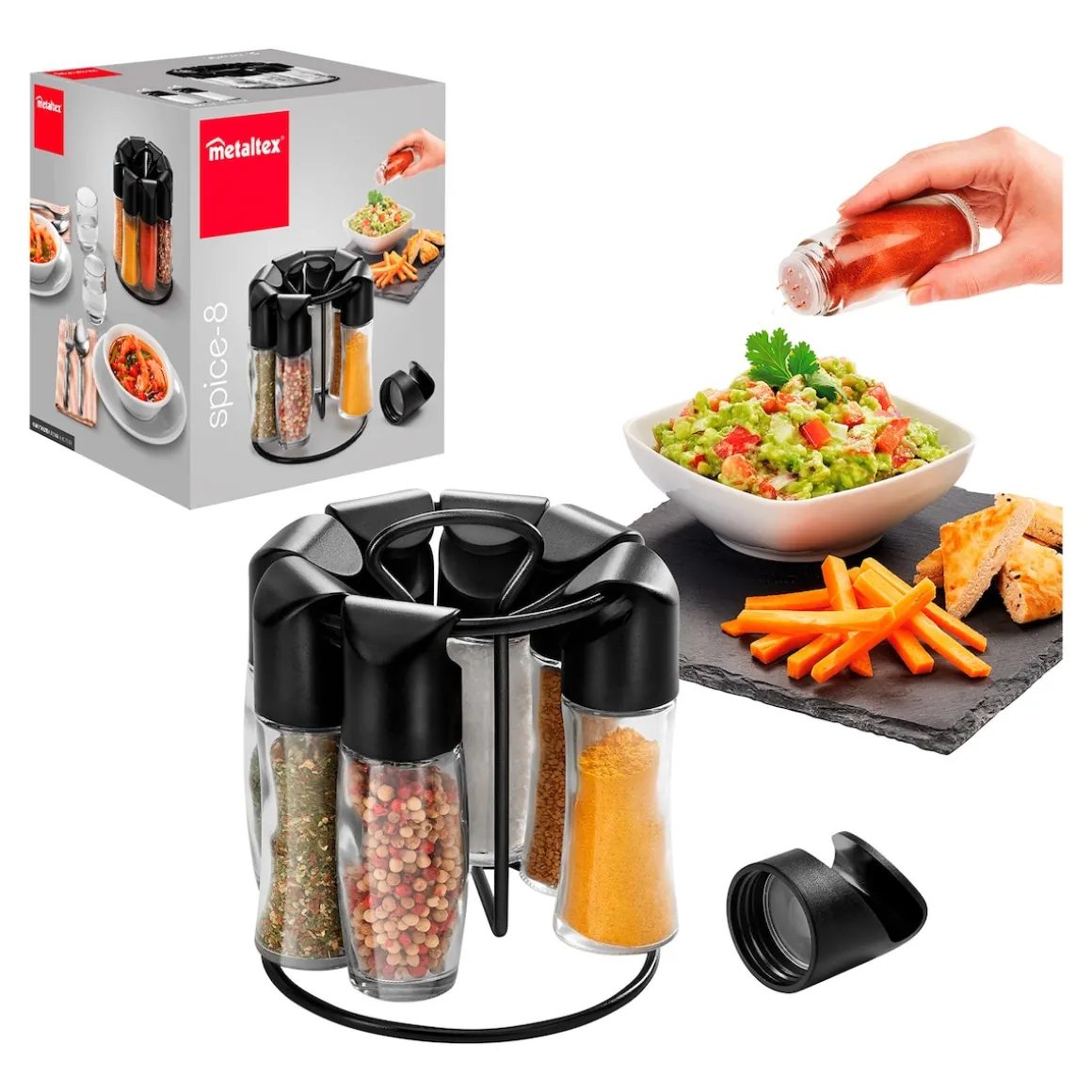 Gewürzständer "Spice8", 8 Behälter