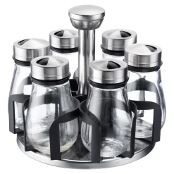 Gewürzstreuer mit Rondell "Lissabon", 7-teilig