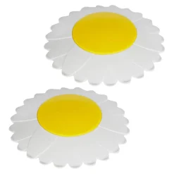 Glasabdeckung "Blume", 2 Stück