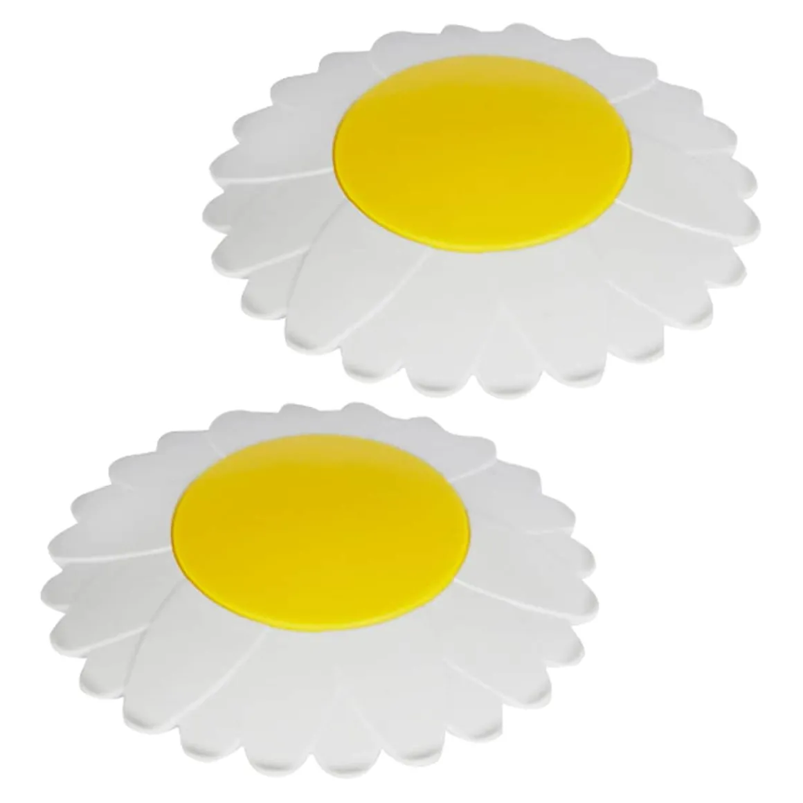 Glasabdeckung "Blume", 2 Stück