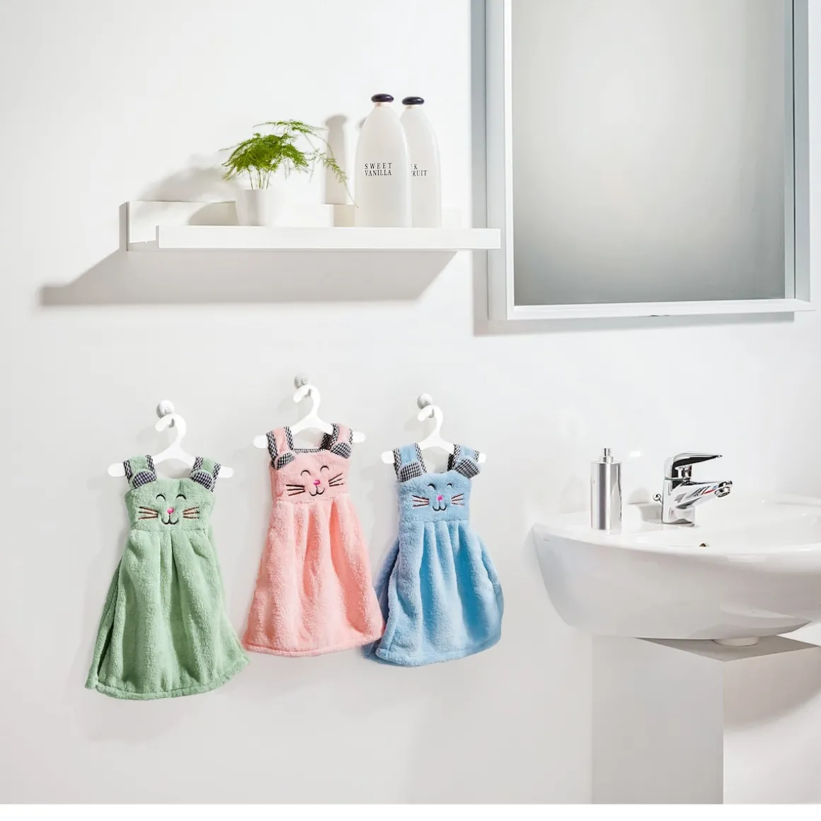 Gästehandtuch "Kätzchen" rosa