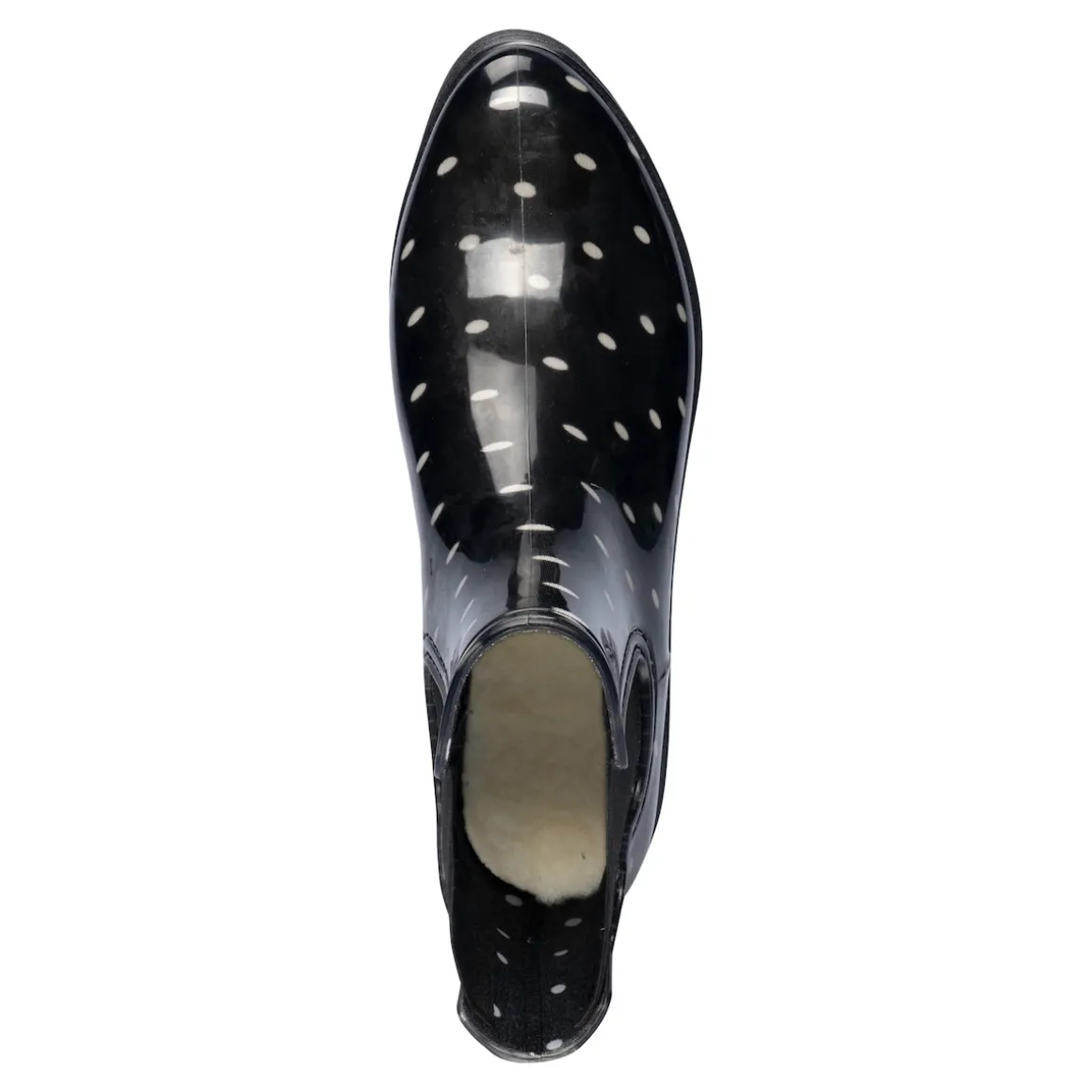 Gummistiefelette „Punkte“ 2 in 1