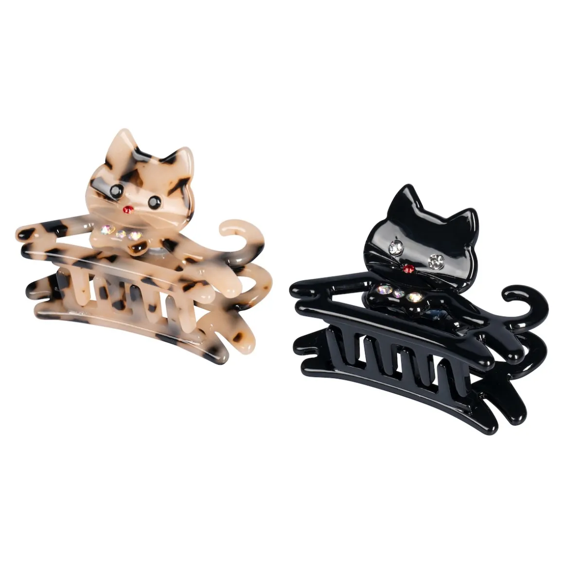 Haarklammer-Set „Katze“, 2 Stück