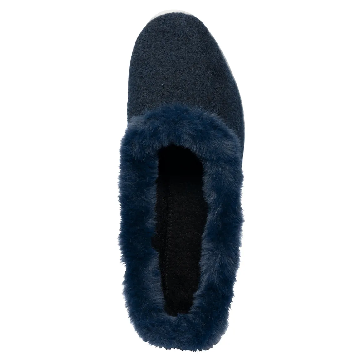 Hausschuh "Elegant" marine